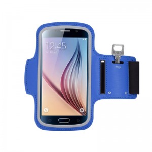 Eco-friendly Modern Running Jogging LED Armband Elastic Sport Phone Armband PU leather mobile phone arm bag